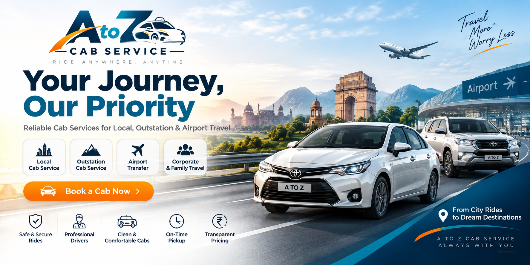 A to Z Cab Service Fleet